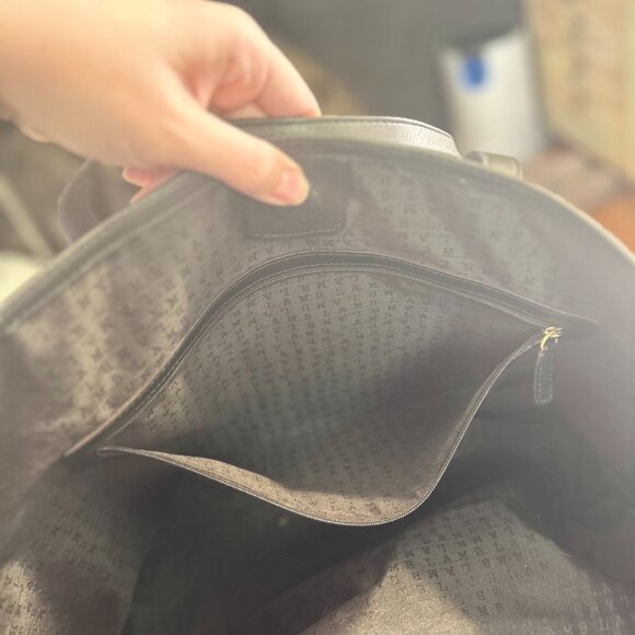 Authentic L.A.M.B. Mandalay Zebra Newsprint Large Tote by Gwen Stefani - Picture 2 of 6